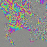 ERS flattened interferogram of the Western Cape